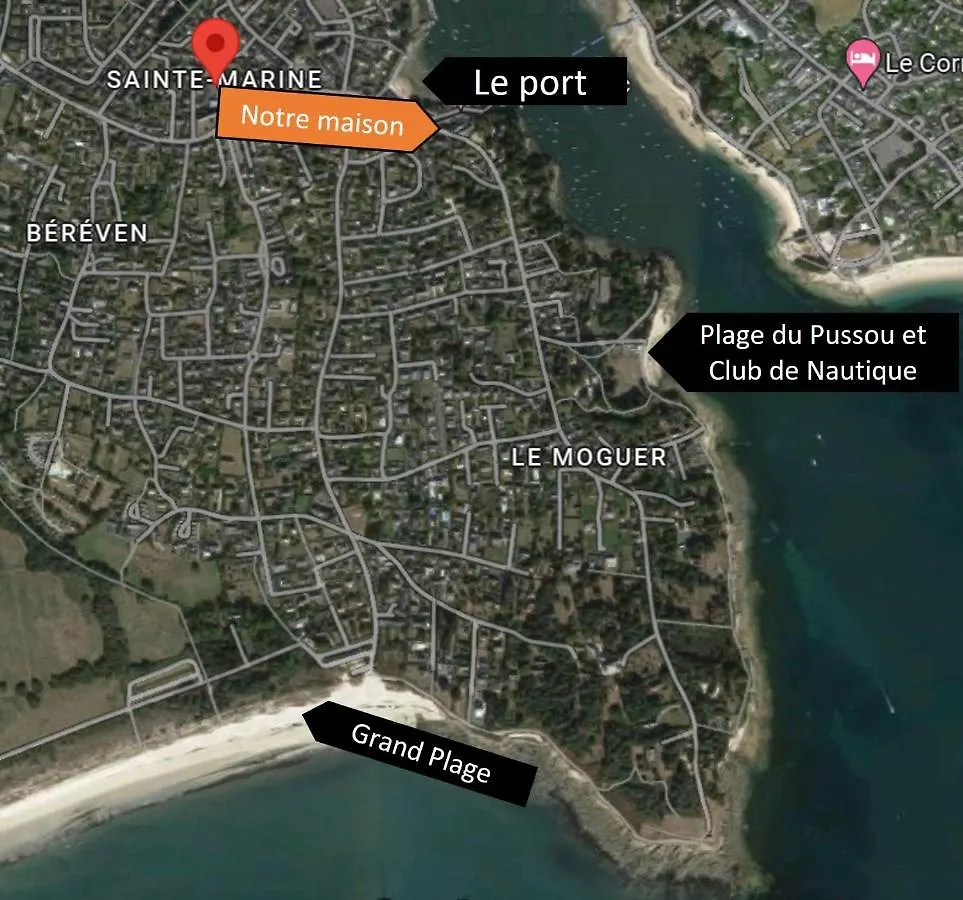 Holiday home Charmante Maison Au Port De Sainte Marine Combrit